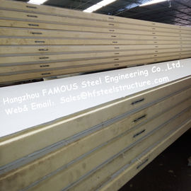 चीन Polystyrene रेफ्रिजरेटर कक्ष पैनलों 42kg रंग इस्पात / स्टेनलेस स्टील प्लेट के साथ घनत्व बाहरी आपूर्तिकर्ता