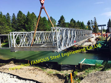 चीन स्वनिर्धारित स्टील बेली ब्रिज पोर्टेबल मॉड्यूलर स्ट्रक्चरल स्टील ब्रिज आपूर्तिकर्ता