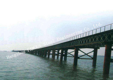 चीन मल्टीस्पैन सिंगल लेन प्रीफैब्रिकेटेड बेली स्टील ब्रिज कंस्ट्रक्शन असेंबली आपूर्तिकर्ता