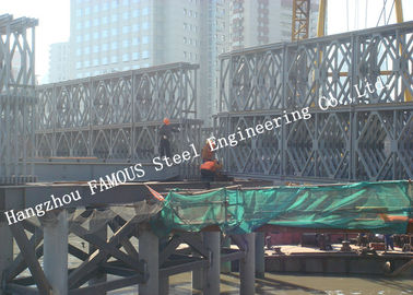 चीन HD200 डबल पंक्ति डेक साइट में मॉड्यूलर स्टील बेली ब्रिज उत्थापन स्थापना आपूर्तिकर्ता