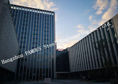 चीन CBD ऑफिस के शॉपिंग मॉल के लिए ग्लास कर्टन वॉल फ्रेमिंग बहुमंजिला स्टील बिल्डिंग आपूर्तिकर्ता