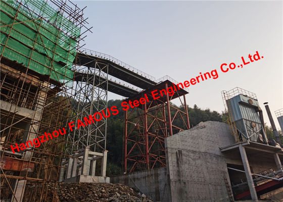 चीन माइन प्रोजेक्ट कॉन्विंगिंग कॉरिडोर बेल्ट कन्वर्टर गैलारी फेब्रिकेशन इंडस्ट्रियल स्टील बिल्डिंग्स आपूर्तिकर्ता