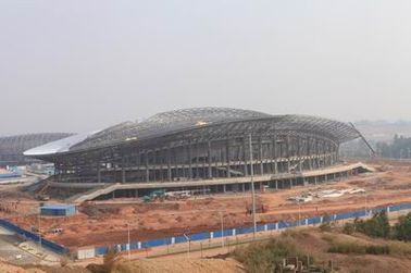 चीन OEM स्टील संरचना, प्रीफ़ैब्रिकटेड पाइप मेटल ट्रस बिल्डिंग्स और स्पोर्ट्स स्टेडियम आपूर्तिकर्ता