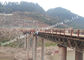 अनुकूलित डिजाइन पूर्वनिर्मित स्टील संरचना बेली ब्रिज निर्माण लंबी अवधि आपूर्तिकर्ता