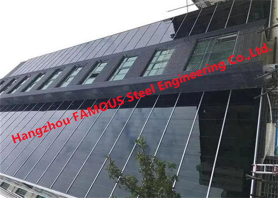 चीन कार्यालय भवन के लिए सौर ऊर्जा संचालित भवन एकीकृत फोटोवोल्टिक तह पर्दे की दीवार आपूर्तिकर्ता