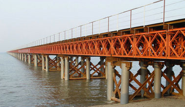 चीन OEM / कस्टम वेल्डिंग मॉड्यूलर स्टील ब्रिज / कॉम्पैक्ट पूर्वनिर्मित बेली ब्रिज आपूर्तिकर्ता