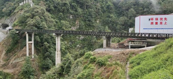 के बारे में नवीनतम कंपनी की खबर सिचुआन-तिब्बत लाइन में कई स्टील बेली ब्रिज पूरे किए गए  1