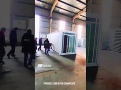 20 फीट फ्लैट पैक प्रीफैब कंटेनर हाउस आसान इकट्ठा मॉड्यूलर हाउस