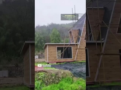 यूरोपीय मानक ऊर्जा कुशल हल्के स्टील Q345b पूर्वनिर्मित घर निर्माण मॉड्यूलर