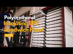 घुंघराले स्टील छत शीट धातु छत शीट सैंडविच पैनल ईपीएस पीयू रॉक ऊन