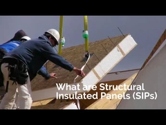 संरचनात्मक अछूता ओएसबी ईपीएस पीयू एक्सपीएस पीआईआर सैंडविच वॉल एसआईपी पैनल