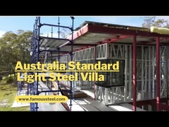 मॉड्यूलर होम लक्जरी लाइट स्टील विला आधुनिक प्रीफैब लाइट गेज गैल्वेनाइज्ड स्टड